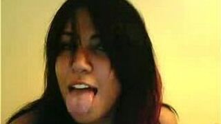 girl with big tits on webcam - porn video