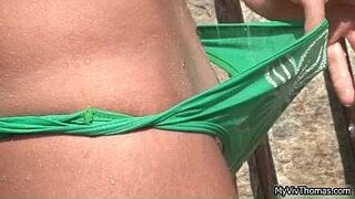 Dirty brunette girl taking - porn video