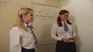 girls give a handjob - porn video