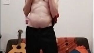 Sexy guy in slutty mode in adidas - porn video