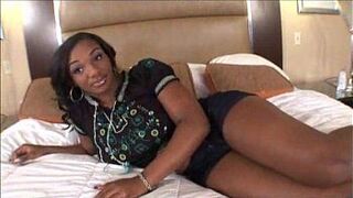 Busty black teen gets banged hard in Big Tits Amateur Video - porn video