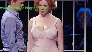Christina Hendricks Boob Highlights Slo Mo - porn video