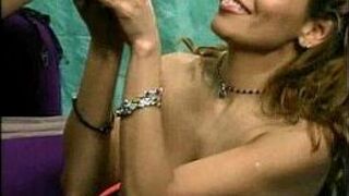 Lesbian teens gets crazy in the backroom - porn video