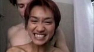 A Shorthaired Asian Cunt Fucked by Her Boyfriend - porn video