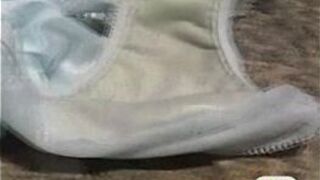 Japanese girl wets panties outside on stairs - porn video