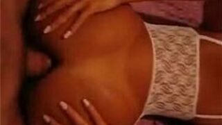 Sexy wife gets her asshole rammed doggystyle - porn video