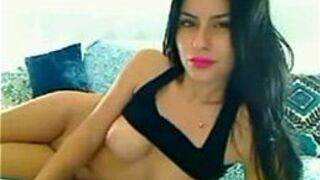 Sexy beauty strips and masturbates - porn video