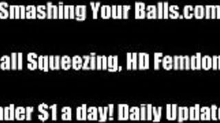 Natalie busting your balls to oblivion - porn video