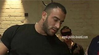 Gay teen is paraded around - porn video