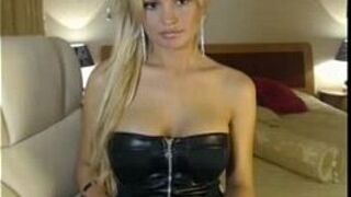 Blonde A model dildos cam show - porn video